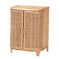 bali & pari Yanka Bohemian Natural Rattan Storage Cabinet FredCo