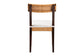 bali & pari Zaila Bohemian Light Honey Rattan and Dark Brown Wood Dining Chair FredCo