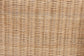 bali & pari Zaira Modern Bohemian Natural Rattan Arm Chair FredCo
