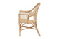 bali & pari Zaira Modern Bohemian Natural Rattan Arm Chair FredCo