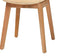Ballerina Japandi Natural Brown Mahogany Wood and Rattan 5-Piece Dining Set FredCo
