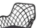 Ballerina Modern Bohemian Black Finished Wood and Rattan 5-Piece Dining Set FredCo