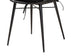Ballerina Modern Bohemian Black Finished Wood and Rattan 5-Piece Dining Set FredCo