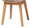 Ballerina Modern Bohemian Greywashed Rattan and Natural Brown Finished Mahogany Wood 5-Piece Dining Set FredCo