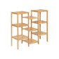 Bamboo Customizable Storage Shelf 35" High FredCo