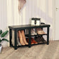 Bamboo Entryway Shoe Bench FredCo