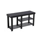 Bamboo Entryway Shoe Bench FredCo