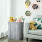 Bamboo Grey Laundry Basket FredCo