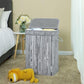 Bamboo Grey Laundry Hamper FredCo