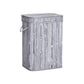 Bamboo Grey Laundry Hamper FredCo
