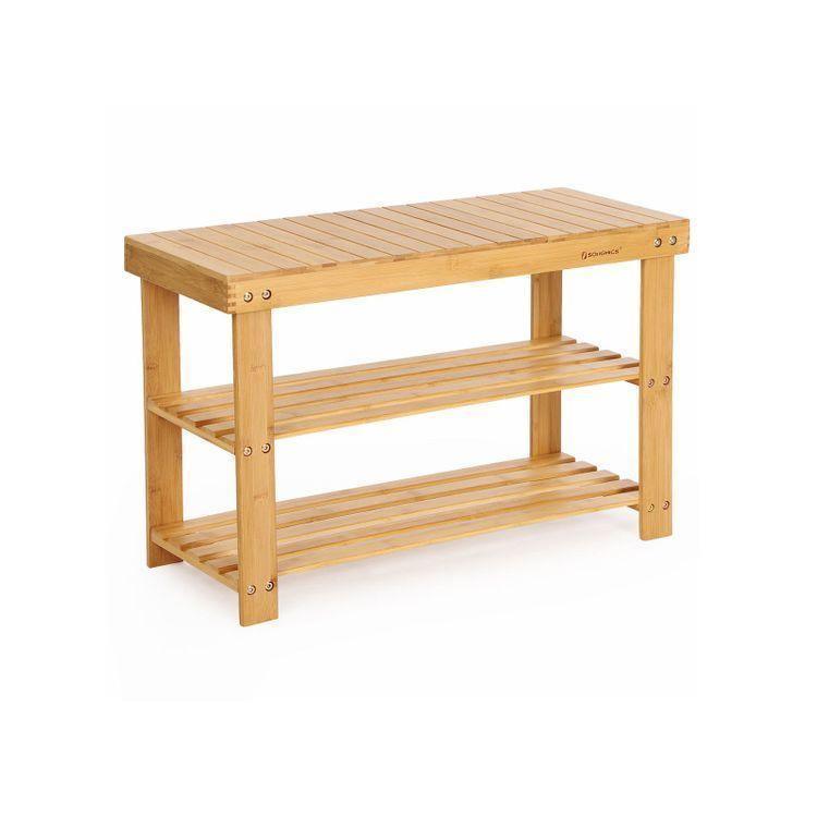 Bamboo Shoe Bench Bamboo FredCo