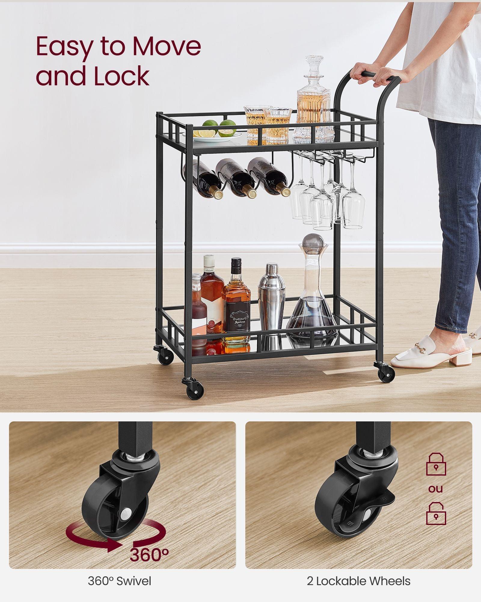 Bar Cart Black FredCo