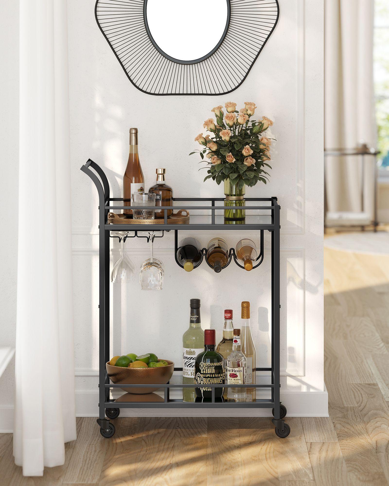 Bar Cart Black FredCo