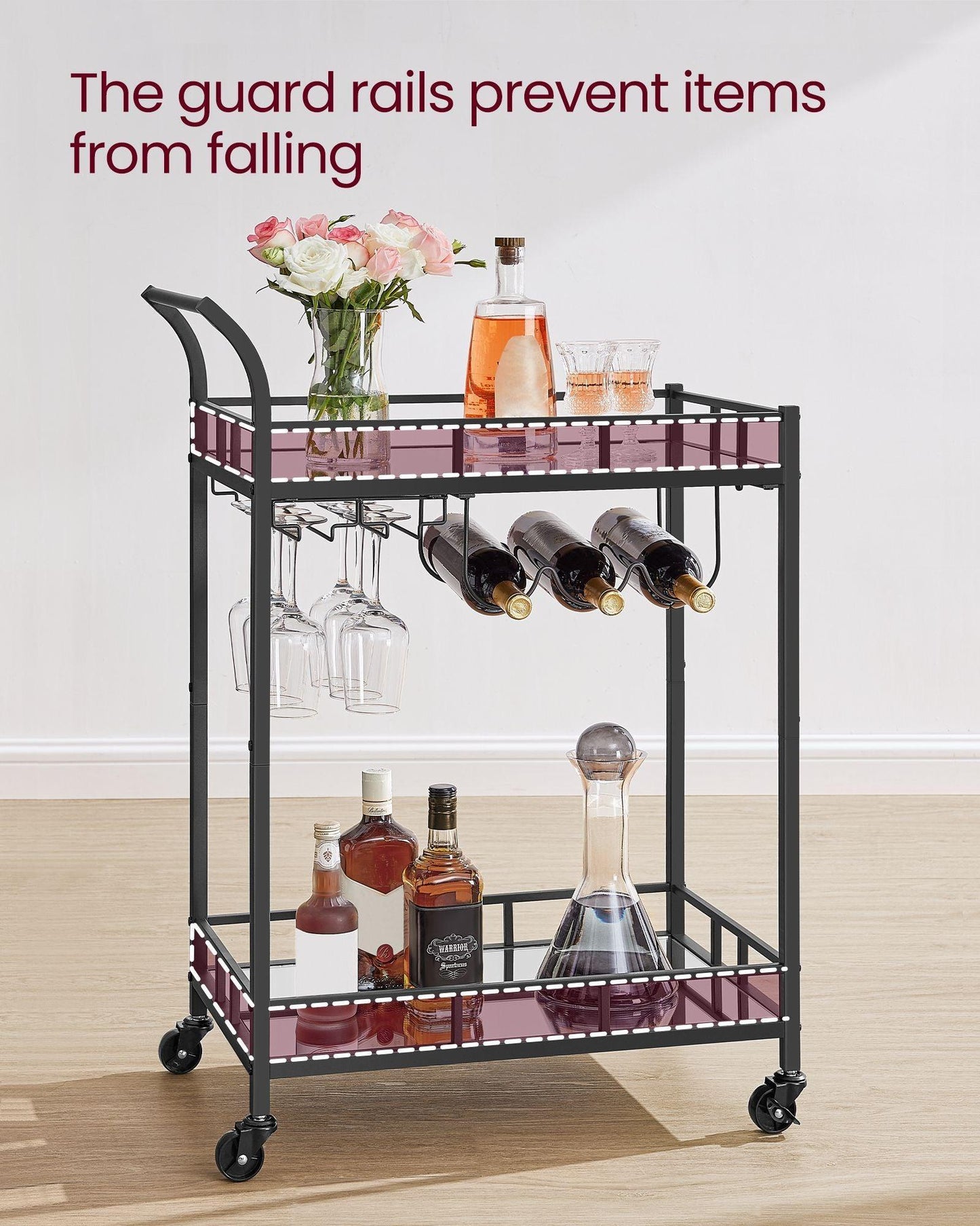 Bar Cart Black FredCo