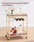 Bar Cart Gold FredCo