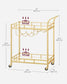 Bar Cart Gold FredCo