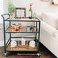 Bar Cart with Storage Shelf FredCo