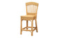 Barito Modern Bohemian Natural Rattan Counter Stool FredCo