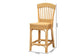 Barito Modern Bohemian Natural Rattan Counter Stool FredCo