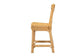 Barito Modern Bohemian Natural Rattan Counter Stool FredCo