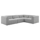 Bartlett Upholstered Fabric 4-Piece Sectional Sofa, EEI-4518 FredCo