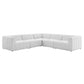 Bartlett Upholstered Fabric 5-Piece Sectional Sofa, EEI-4531 FredCo