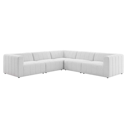 Bartlett Upholstered Fabric 5-Piece Sectional Sofa, EEI-4531 FredCo
