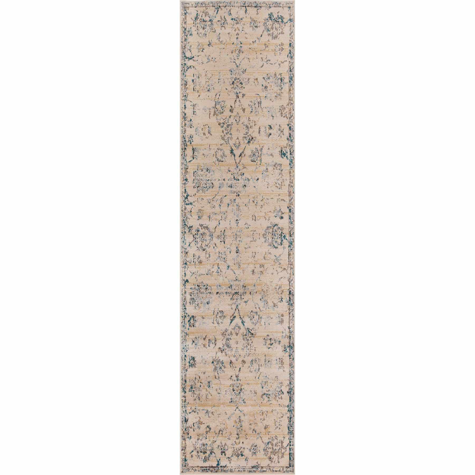 Basilio Modern Farmhouse Medallion Indoor Area Rug by Superior FredCo