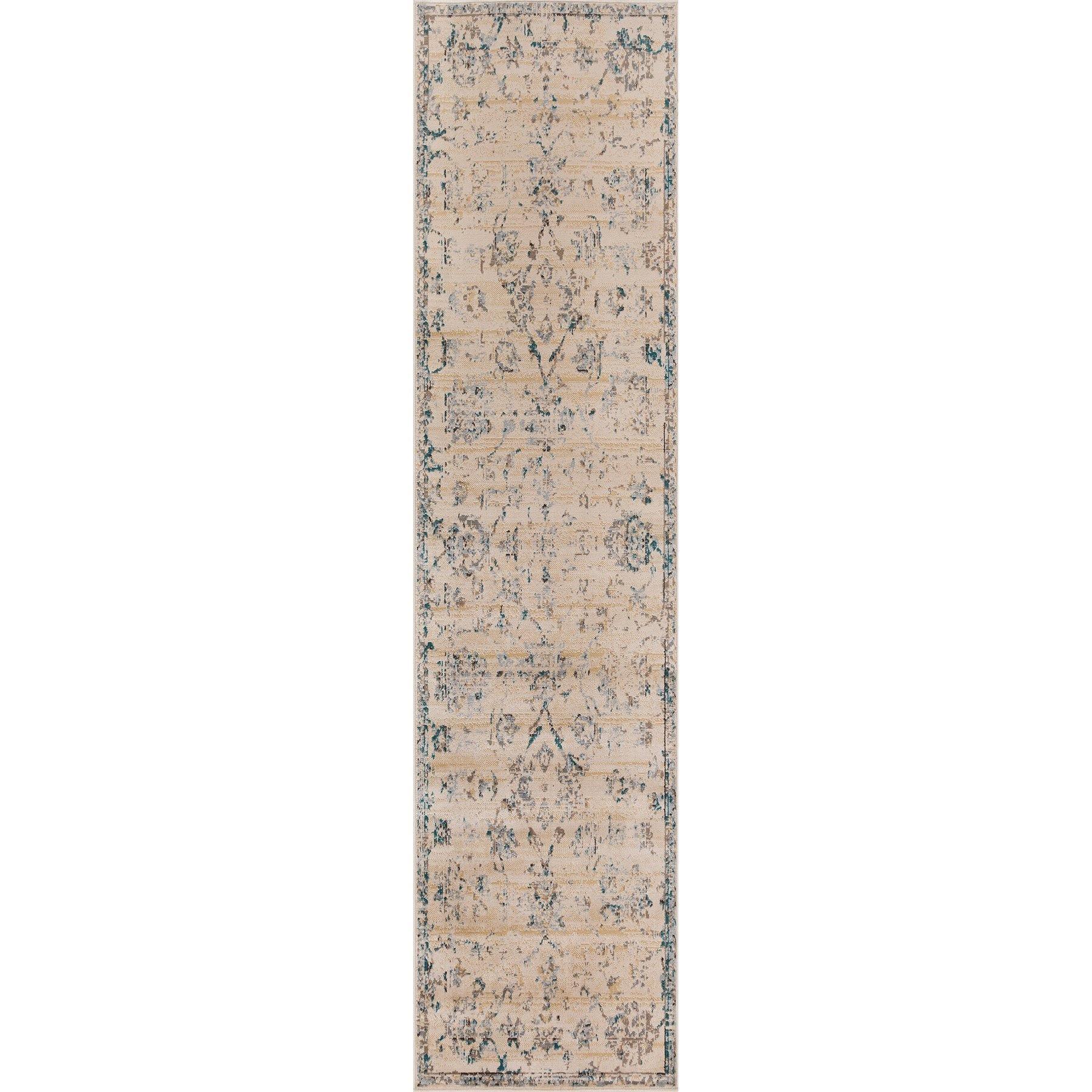 Basilio Modern Farmhouse Medallion Indoor Area Rug by Superior FredCo