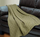 Basket Weave All-Season 100% Cotton Thermal Woven Blanket FredCo