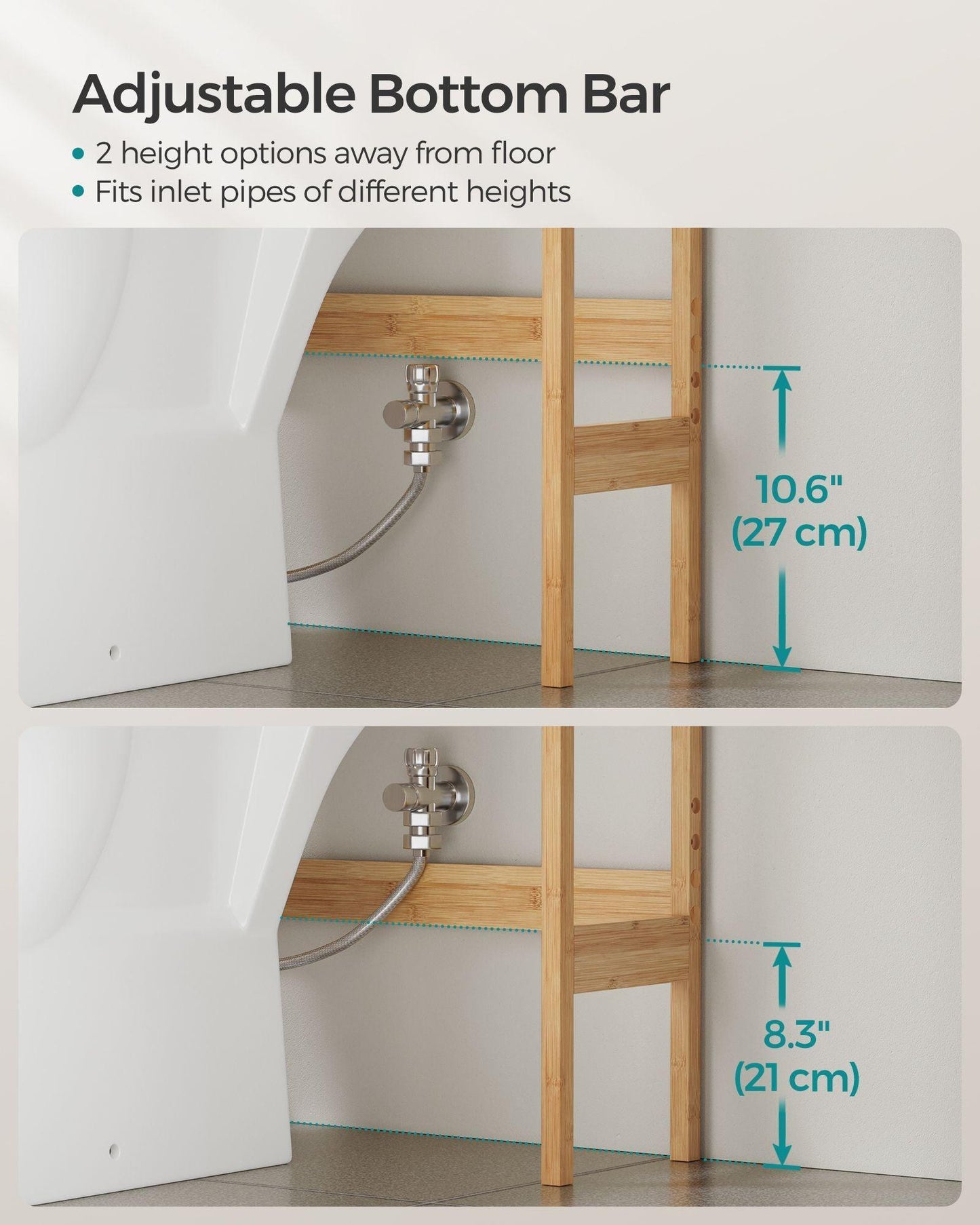 Bathroom Cabinet Beige FredCo