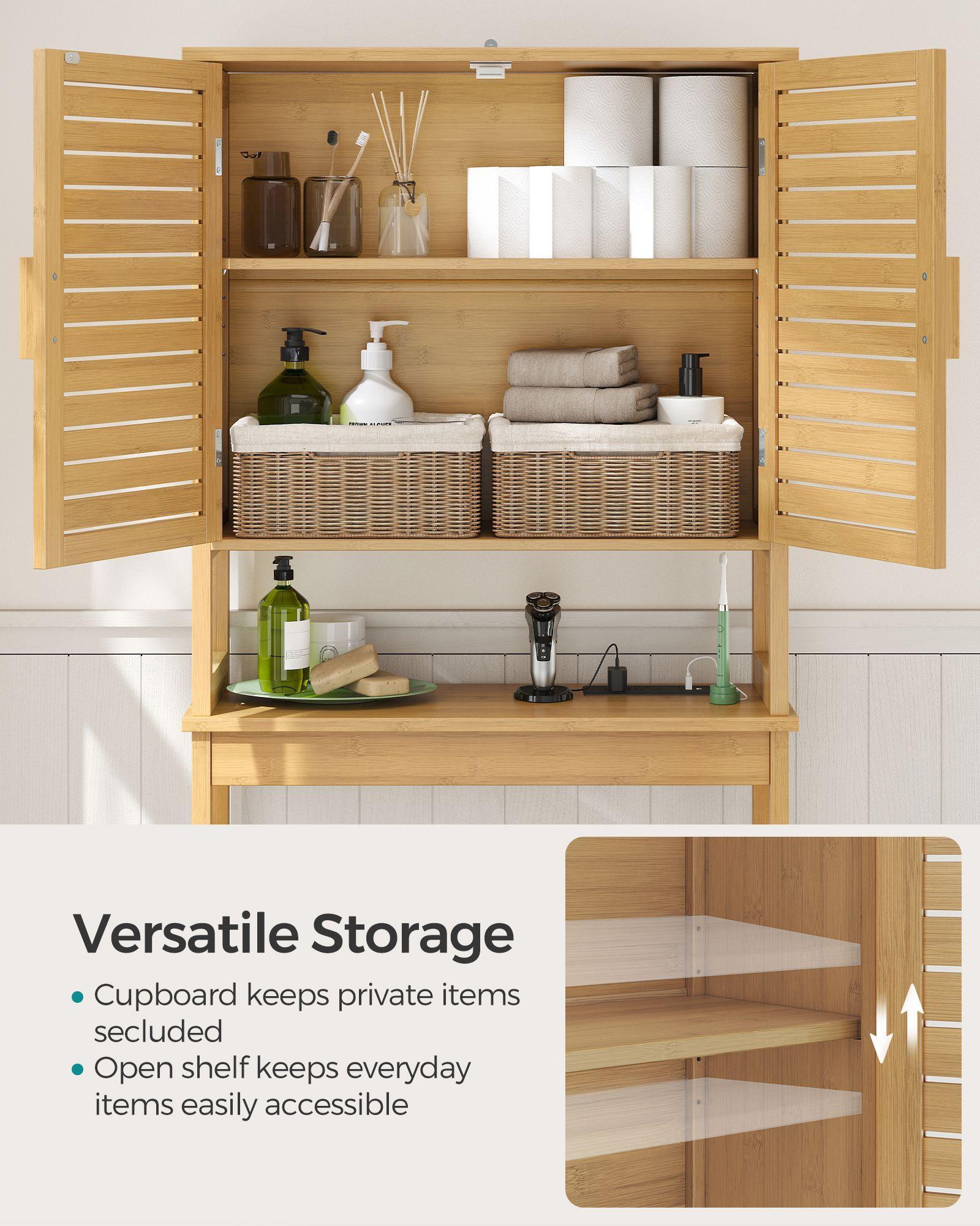Bathroom Cabinet Beige FredCo