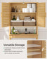 Bathroom Cabinet Beige FredCo