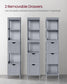 Bathroom Floor Cabinet with 2 Drawers FredCo