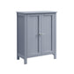 Bathroom Floor Storage Cabinet Mystic Gray FredCo
