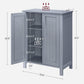 Bathroom Floor Storage Cabinet Mystic Gray FredCo