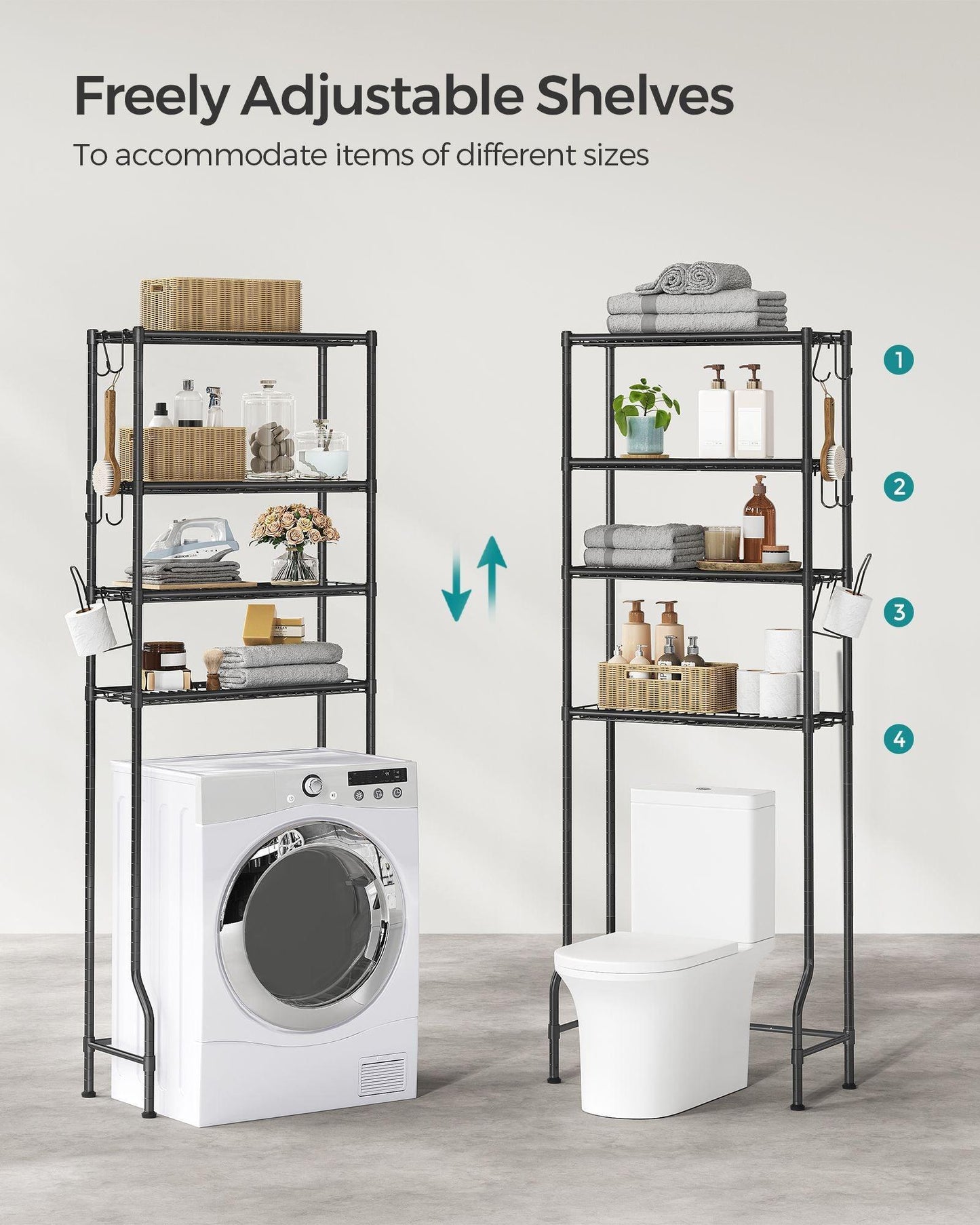 Bathroom Metal Storage Shelf FredCo