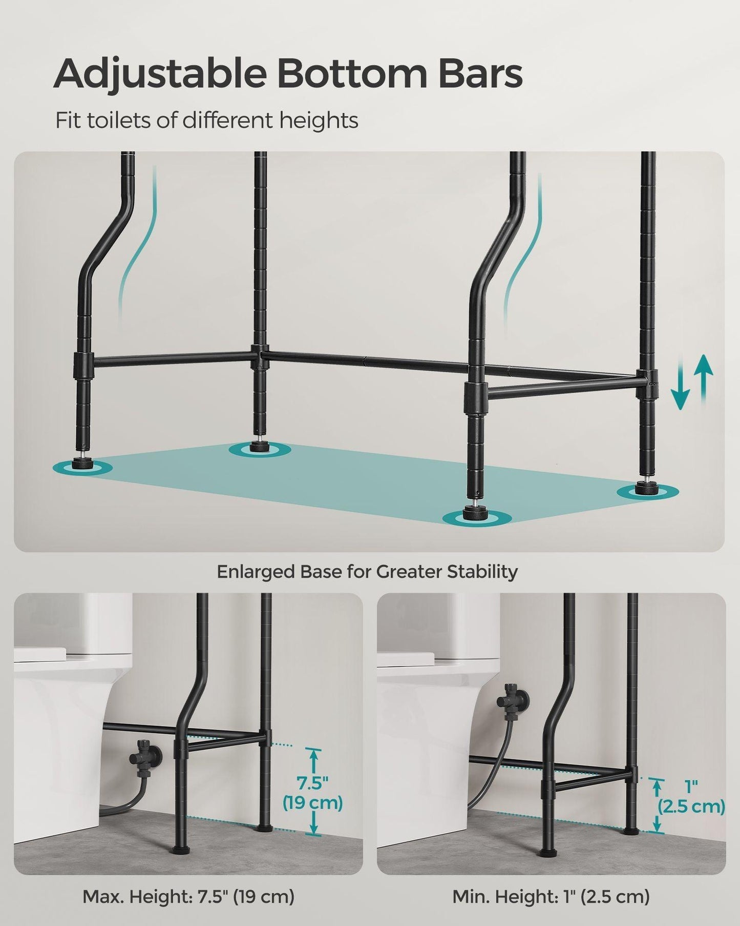 Bathroom Metal Storage Shelf FredCo