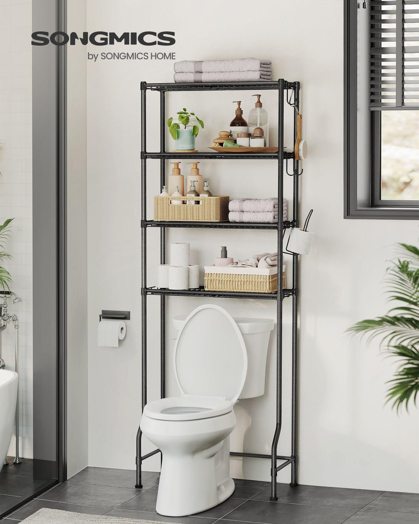 Bathroom Metal Storage Shelf FredCo