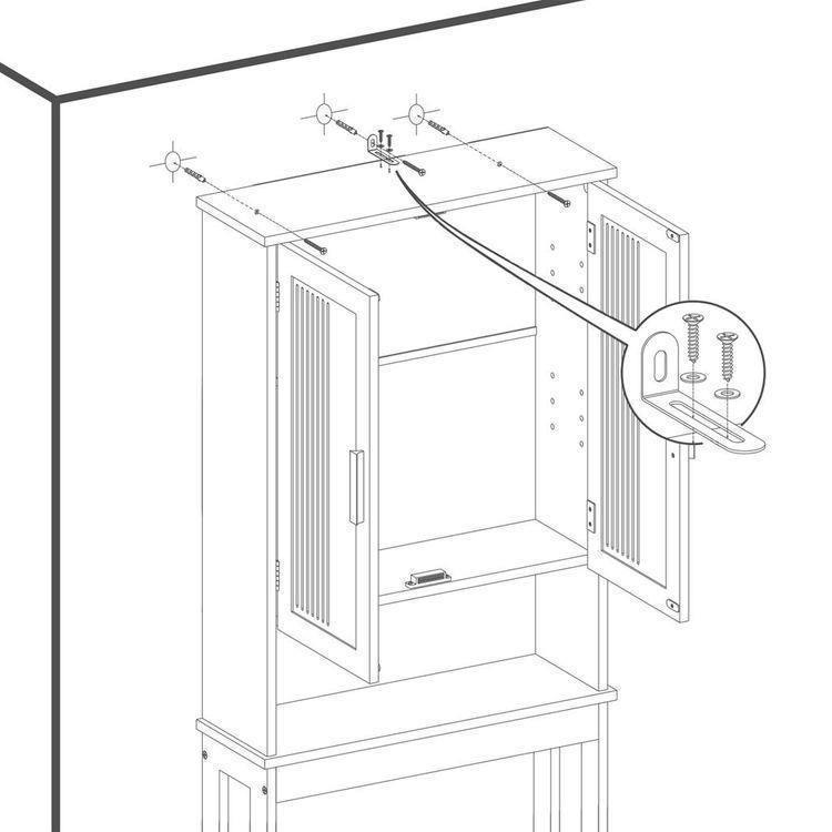 Bathroom Space Saver Cabinet FredCo