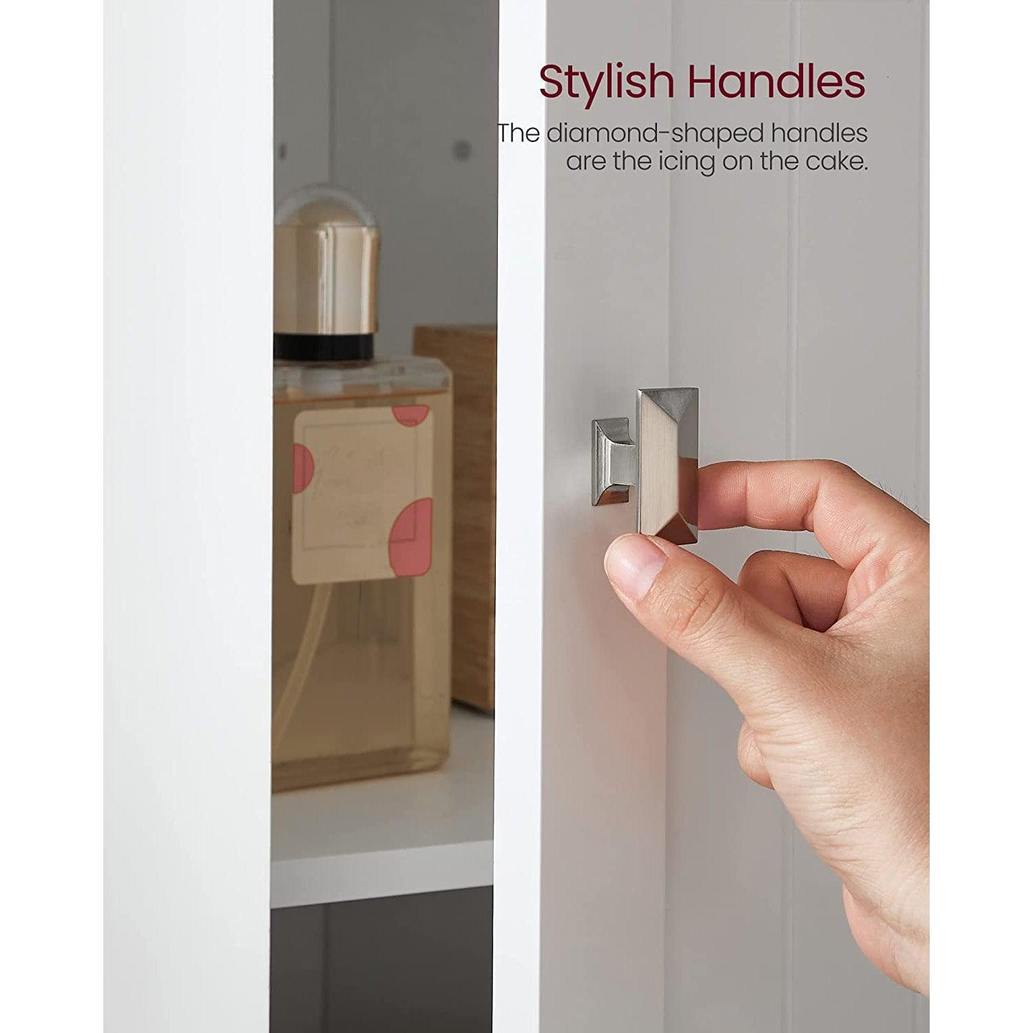 Bathroom Storage Cabinet with 4 Adjustable Shelves FredCo