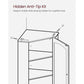 Bathroom Storage Cabinet with 4 Adjustable Shelves FredCo