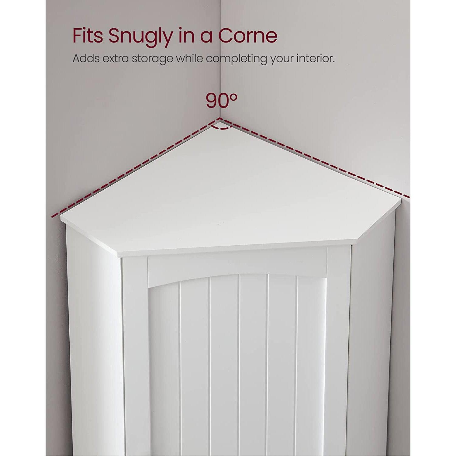 Bathroom Storage Cabinet with 4 Adjustable Shelves FredCo