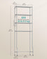 Bathroom Storage Shelf Gray FredCo