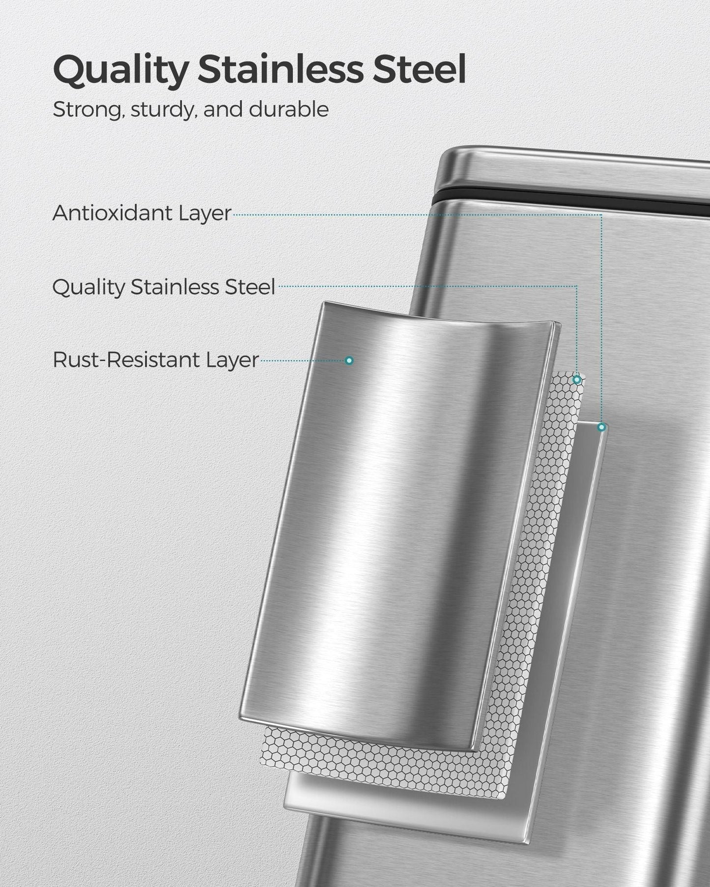 Bathroom Trash Can and Toilet Brush Set FredCo