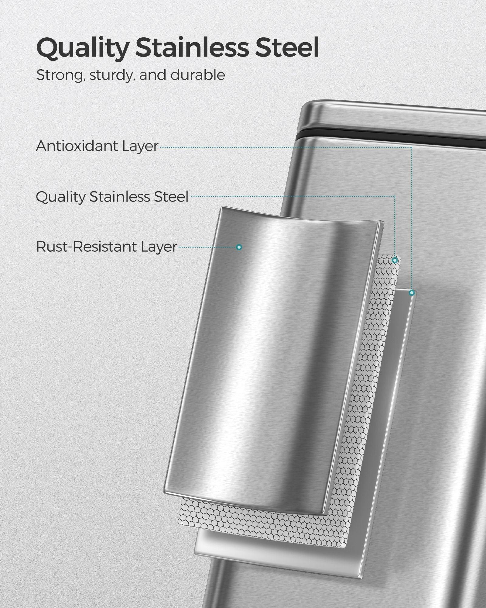 Bathroom Trash Can and Toilet Brush Set FredCo