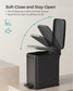 Bathroom Trash Can Ink Black FredCo