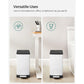Bathroom Trash Can White FredCo