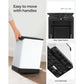 Bathroom Trash Can White FredCo