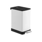 Bathroom Trash Can White FredCo